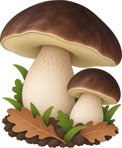 Dibuix del cep negre (Boletus aereus)