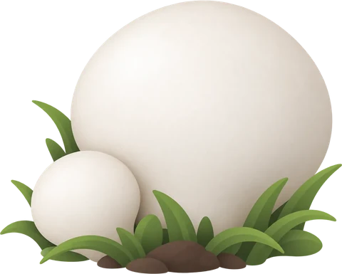 Dibuix del pet de llop gegant (Calvatia gigantea)