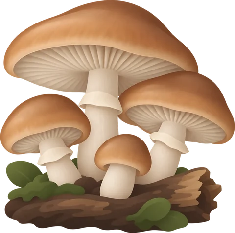 Dibuix del pollancró (Cyclocybe cylindracea)