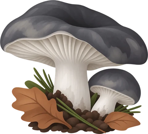 Dibuix del marçot (Hygrophorus marzuolus)