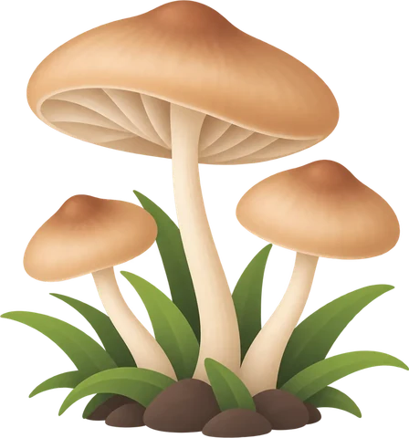 Dibuix del camasec (Marasmius oreades)